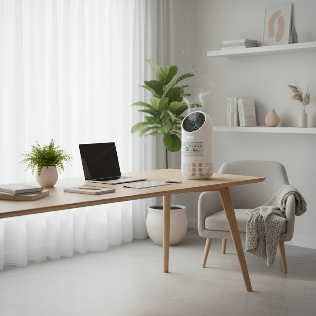 Luftreiniger SPC 6514B in Aktion - Küche/Büro