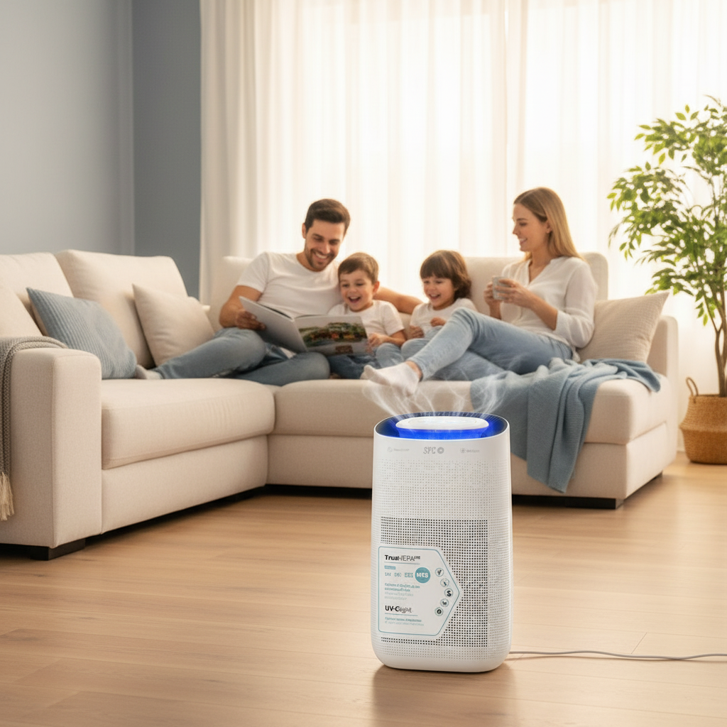 SPC 6512B in Aktion mit Familie